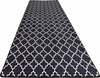Koridorivaip Conceptum Hypnose Kupa 882CHL2766, 300 x 100 cm, valge/must