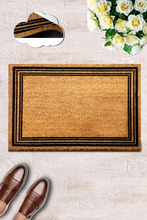 Uksematt Conceptum Hypnose Coco Cadre, 40 x 60 cm, pruun/must