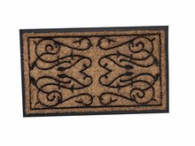 Uksematt Domoletti Rmcn 022, pruun/must, 45 x 75 x 2.2 cm