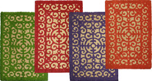 Uksematt Home&Styling Collection 8017086, 40 x 60 cm, mitmevärviline, kookoskiud