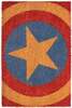 Uksematt Pyramid International Marvel Captain America Shield, 60 x 40 cm