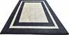 Vaip Conceptum Hypnose Black Frame 882CHL1959, 80 x 200 cm, valge/must