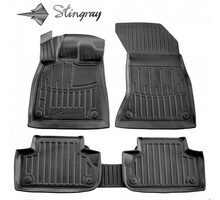 Kummimatid 3D Stingray Audi Q5 FY 2016+, 5030145, 5 tk, must