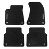Tekstiilmatid Horizon Audi A8 D4 2009-2017, must