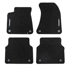 Tekstiilmatid Horizon Audi A8 D4 2009-2017, must