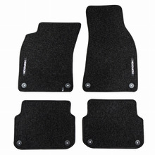 Tekstiilmatid Horizon Audi A6 C6 2004-2011, must