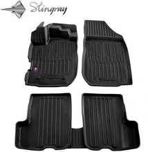 Kummimatid 3D Stingray DACIA Logan 2012+, 5018055, 5 tk, must