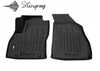Kummist 3D jalamatid Stingray FIAT Qubo 2008-2021, 5006032, 2 tk, must