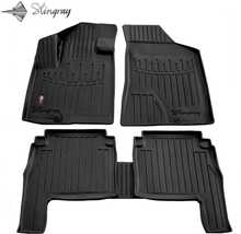 Kummimatid 3D Stingray Hyundai Santa Fe II CM 2006-2010, 5009035, 5 tk, must