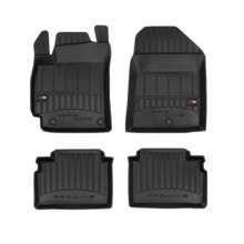 Kummimatid Frogum Hyundai Elantra VI 2016-2020, proLine 3D, must, 4 tk
