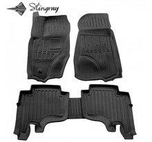 Kummist 3D jalamatid Stingray Jeep Grand Cherokee WK 2005-2010, 5046085, 5 tk, must