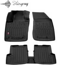 Kummist 3D jalamatid Stingray Jeep Renegade 2014+, 5046035, 5 tk, must