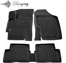Kummimatid 3D Stingray KIA Rio II DE 2005-2010, 5009155, 5 tk, must
