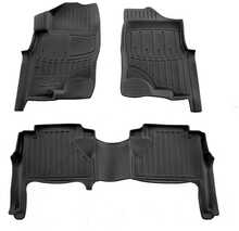 Kummimatid 3D Stingray Nissan Navara (D40) 2005-2010, 5014223, 3 tk, must