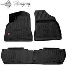 Kummist 3D jalamatid Stingray Peugeot Partner II 2008-2018, 5016014, 4 tk, must