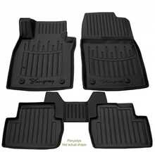 Kummimatid 3D Stingray Skoda Roomster 2006-2015, 5020145, 5 tk, must
