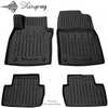 Kummist 3D jalamatid Stingray Tesla Model X Plaid 2022-2023, 5050113, 4 tk, must