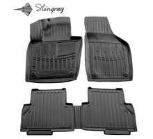 Kummimatid 3D Stingray Volkswagen Sharan II 2010-2022, 5024365, 5 tk, must