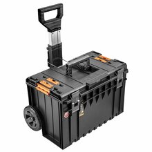 Tööriistakast ratastel NEO 84-266, must/kollane