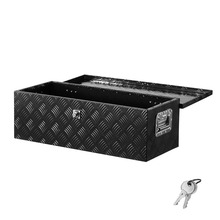 Tööriistakast Vevor, alumiinium, 762 x 330 x 244 mm, must