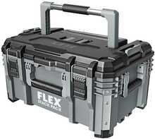 Tööriistakast Flex Stack Pack, 56 x 39,7 x 29,7 cm, must/hall