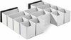 Sisukastid Festool Set 60x60/120x71 3xFT, must, valge