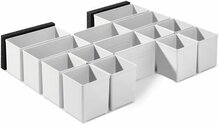 Sisukastid Festool Set 60x60/120x71 3xFT, must, valge