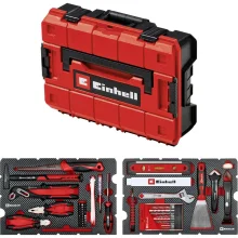 Tööriistakast Einhell-Kwb E-Case Renovation, 78-osaline, must/punane