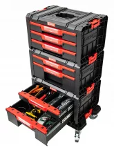 Tööriistakast Qbrick System PRO Drawer Workshop Set 1 2.0 ratastega