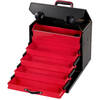 Tööriistakast Parat Top-Line King Size 44500581, must, punane, 430 x 380 x 295 mm