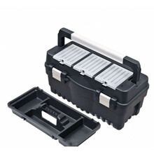 Tööriistakast Patrol Formula S Alu 600, must, 54,7 x 27,1 x 27,8 cm