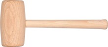 Puusepa haamer, ümar, puidust, Vorel 33532 400 g