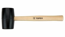 Kummist haamer, puidust käepide Topex 02A343 340 g 305 mm