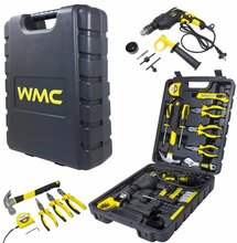 Tööriistakomplekt elektrilise kruvikeerajaga Case WMC-1059, 59 tk