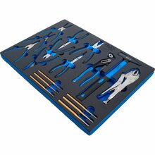 Tööriistade kohver Bgs technic 4009 3/3 erinevate tööriistade komplekt 17 tk