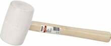 Kummist haamer, valge, puidust vars Kreator KRT904006 900 g