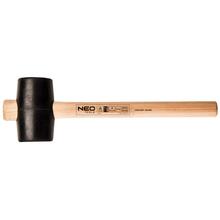 Kummist haamer puidust käepidemega NEO 25-052, 425 g, 340 mm