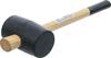 Kummihaamer, pea läbimõõt 65 mm Kraftmann 1861 500 g