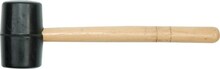 Kummivasar puidust käepidemega Vorel 33550 45 mm 230 g