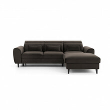 Nurgadiivan Eltap Foble Velvetmat 22, parem, 196 x 267 x 100 cm, tumepruun