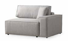 Nurgadiivanvoodi Atelier Del Sofa Pirlo, 260 x 100 x 88 cm, helehall/tumehall, vasak