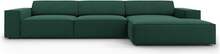 Nurgadiivan Micadoni Home Jodie 4 Seats, 284 x 166 x 70 cm, roheline, parem