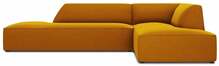 Nurgadiivan Micadoni Home Ruby Modular 4 Seats, parem, kollane, 273 x 180 x 69 cm