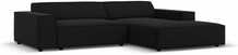 Nurgadiivan Micadoni Home Jodie, 224 x 166 x 70 cm, parem, must, Bluvel 19