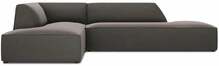 Nurgadiivan Micadoni Home Ruby Modular 4 Seats, 273 x 180 x 69 cm, vasak, tumehall