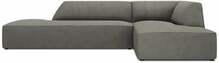 Nurgadiivan Micadoni Home Ruby Modular 4 Seats, helepruun, parem, 273 x 180 x 69 cm