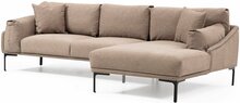 Nurgadiivan Hanah Home Leo, 150 x 255 x 65 cm, pruun/parem