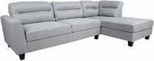 Nurgadiivan Home4you Helsinki, 268 x 83/158 x 88 cm, helehall