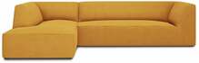 Nurgadiivan Micadoni Home Ruby, 273 x 180 x 69 cm, vasak, kollane