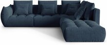 Mooduldiivan Micadoni Home Bloom City 77, 316 x 310 x 95 cm, parempoolne, sinine